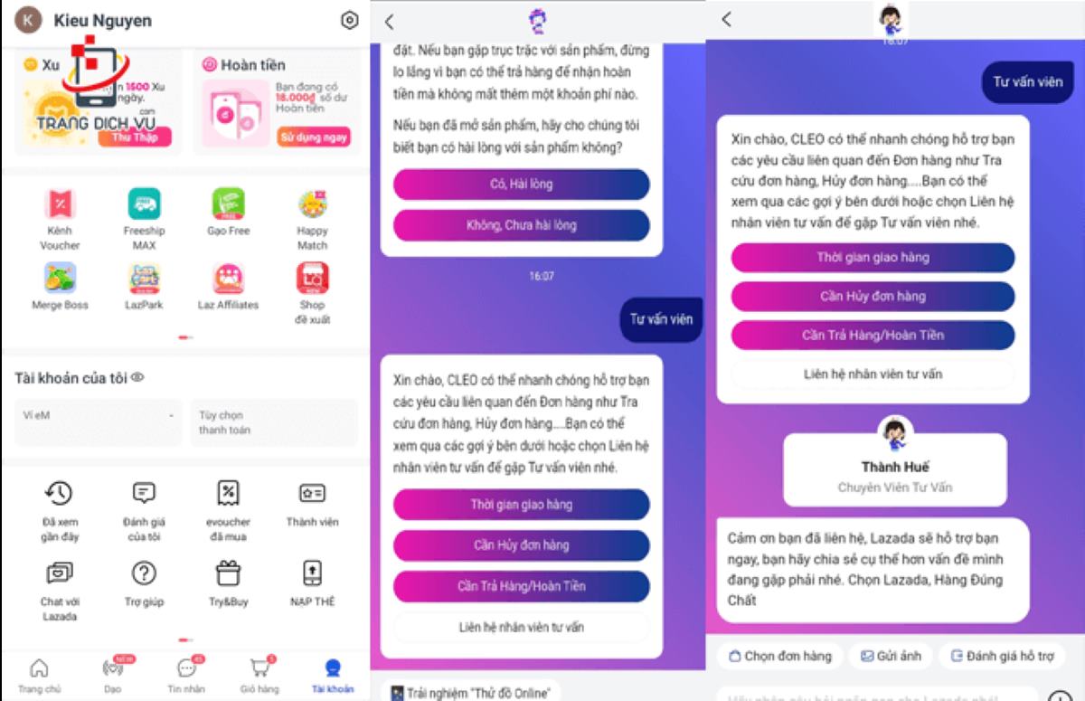 Lỗi Lazada hệ thống phát hiện bất thường liên hệ bộ phận chăm sóc