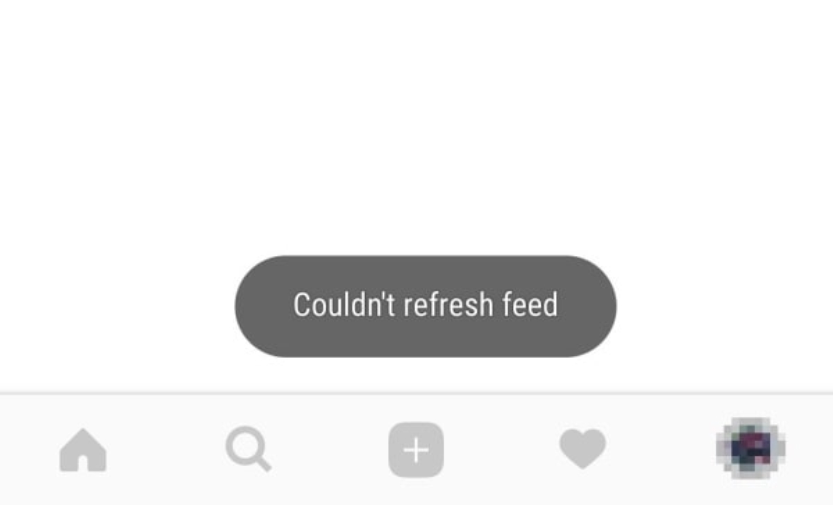 Lỗi instagram không thể làm mới bản tin là gì