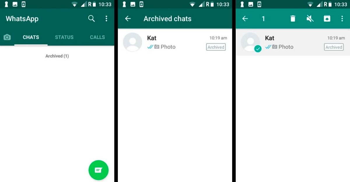 Lưu trữ trò chuyện WhatsApp trên Android