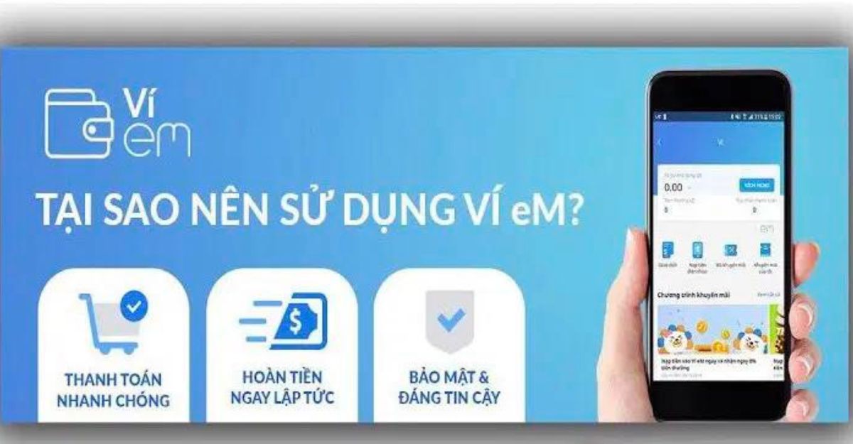 Những tính năng nổi bật của ví eM Lazada