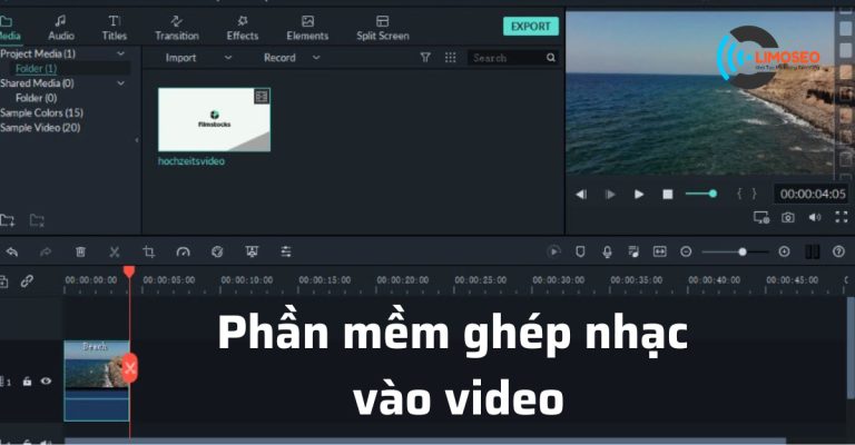 Phần mềm ghép nhạc vào video