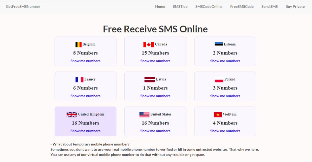Sử dụng dịch vụ SMS online