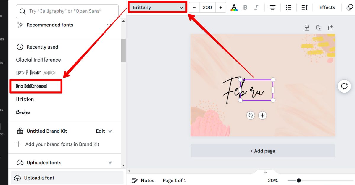 Sử dụng font chữ 3D có sẵn trong Canva