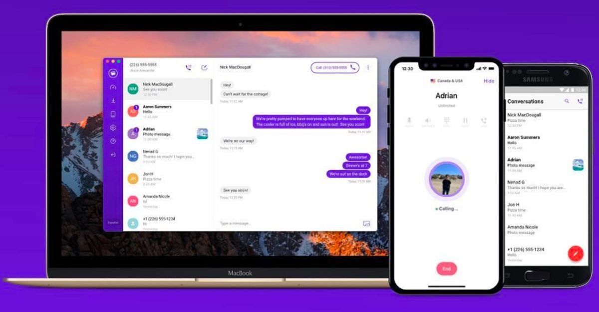 Sử dụng ứng dụng TextNow
