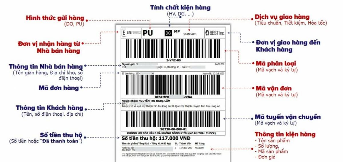 Tem vận chuyển đơn hàng là gì
