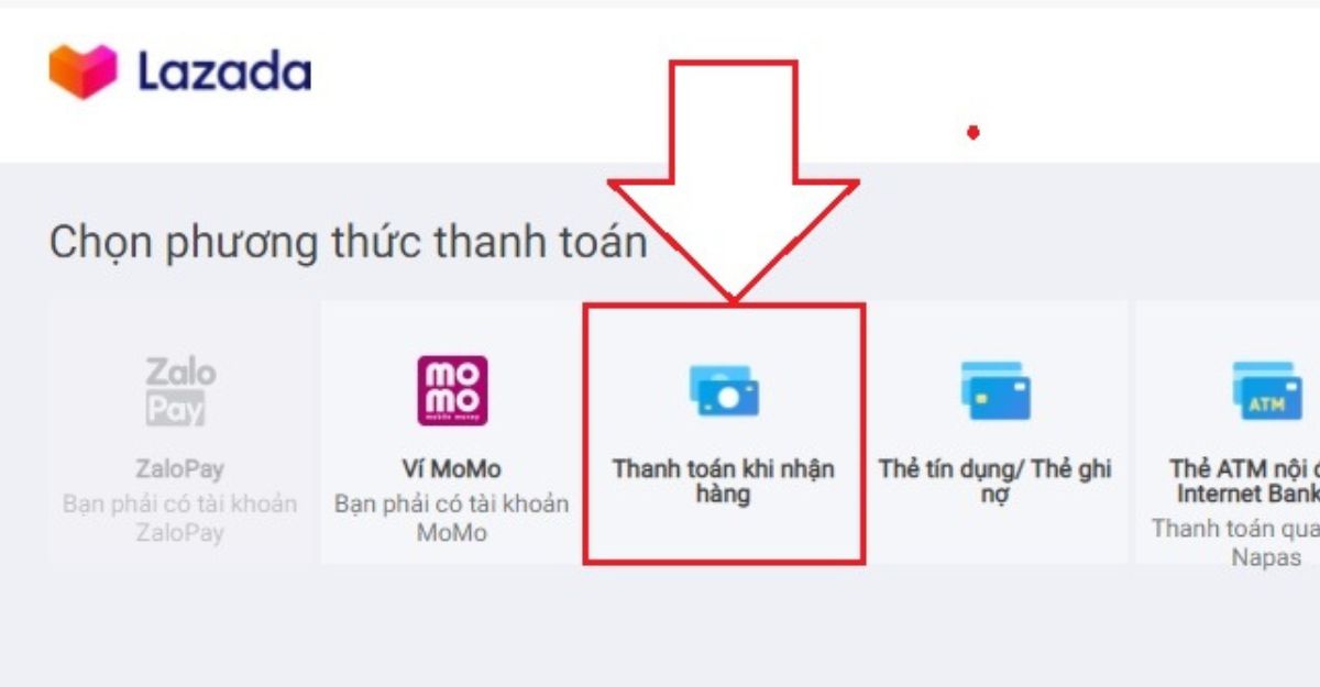 Thanh toán khi nhận hàng (COD)