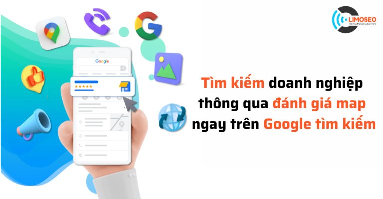 Tìm kiếm doanh nghiệp thông qua đánh giá map ngay trên Google tìm kiếm