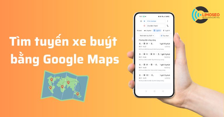 Tìm tuyến xe buýt bằng Google Maps