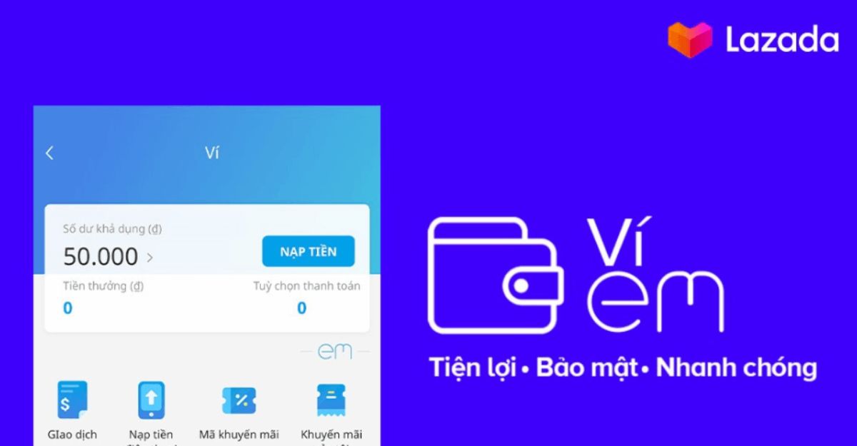 Ví eM Lazada là gì