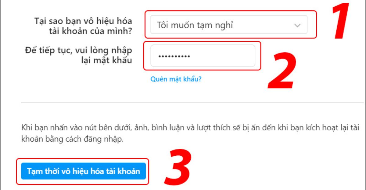 Vô hiệu hóa hoặc xóa tài khoản Instagram