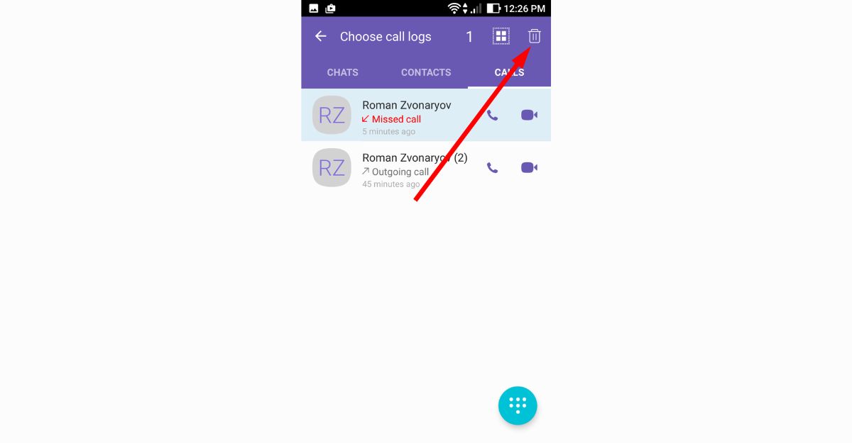 Xem lịch sử cuộc gọi video nhóm trên Viber