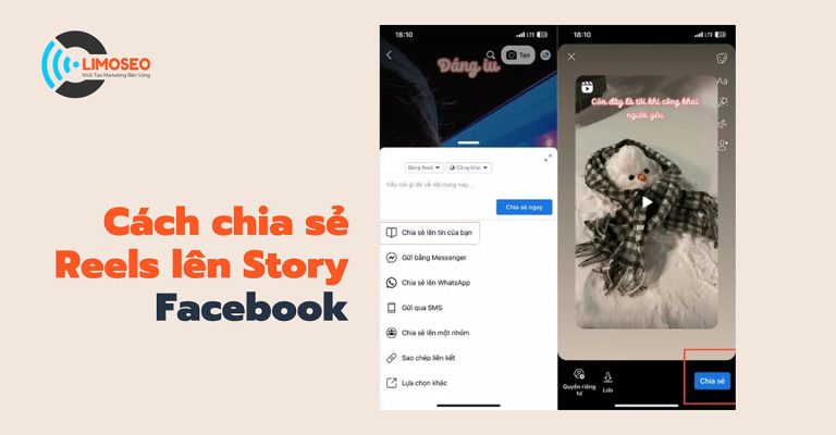 Cách chia sẻ Reels lên story Facebook