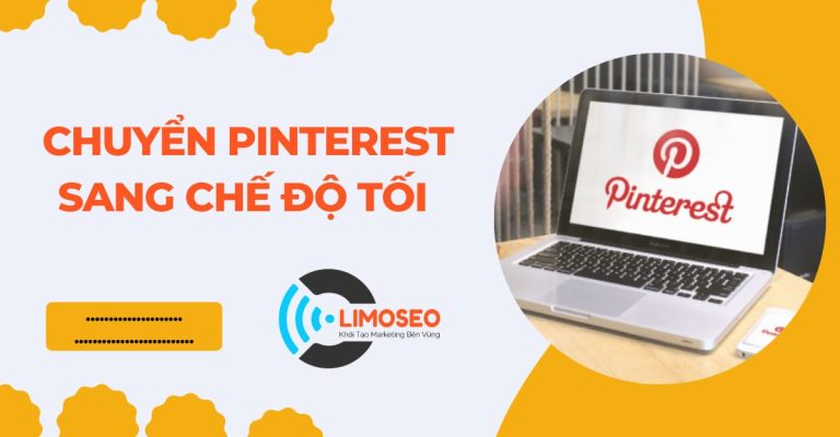 cách chuyển Pinterest sang chế độ tối