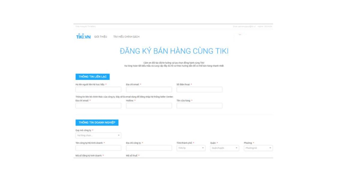 cách đăng sản phẩm trên Tiki