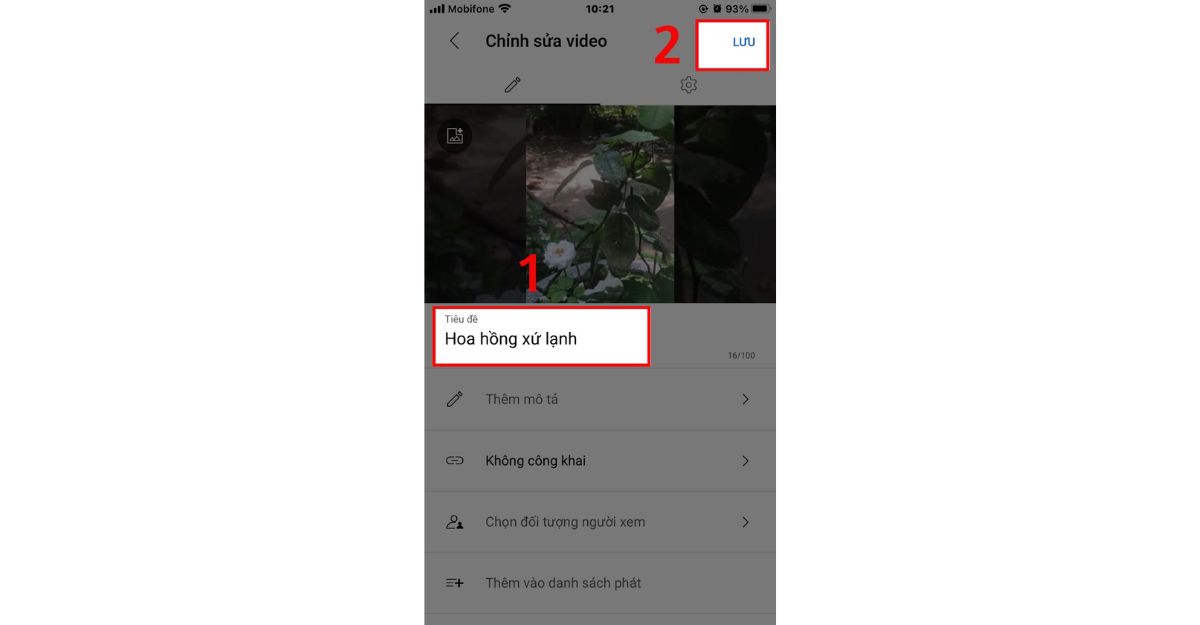 cách đổi tên video đã đăng trên Youtube
