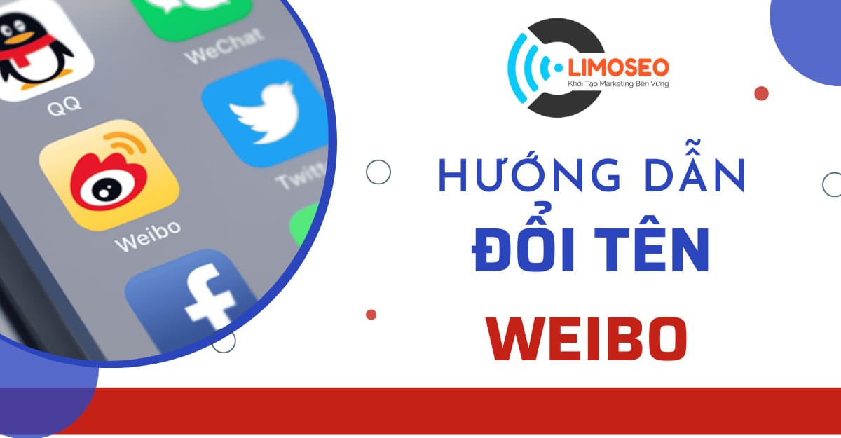 cách đổi tên weibo