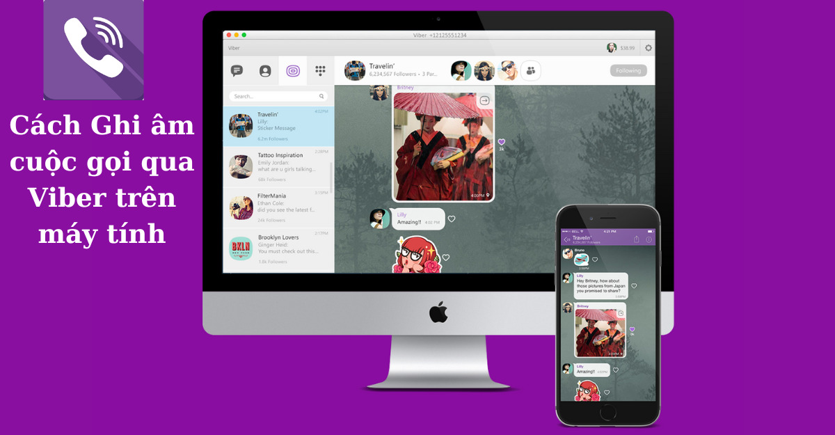 Cách Ghi âm cuộc gọi qua Viber trên máy tính