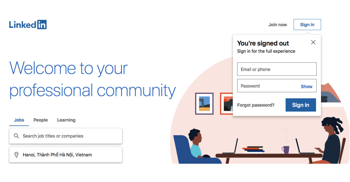 Cách hủy LinkedIn Premium trong trình duyệt web