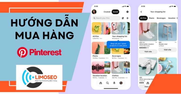 cách mua hàng trên Pinterest
