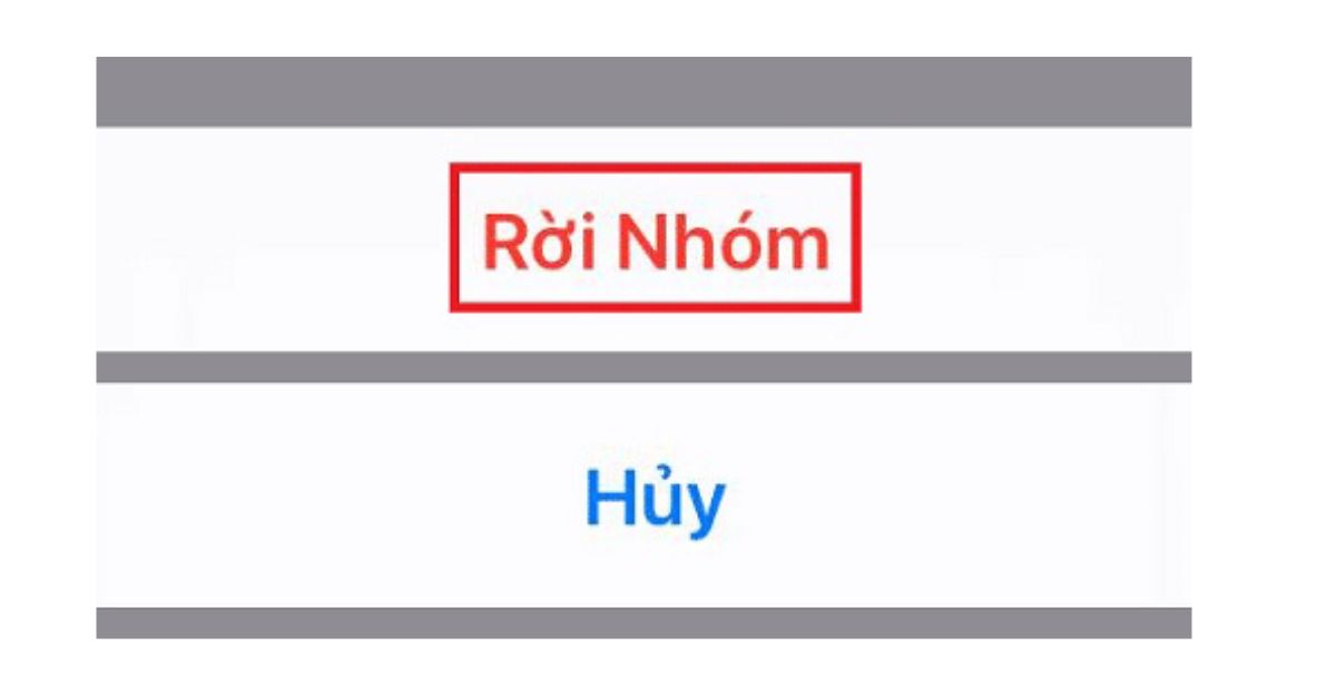 Cách rời nhóm Telegram