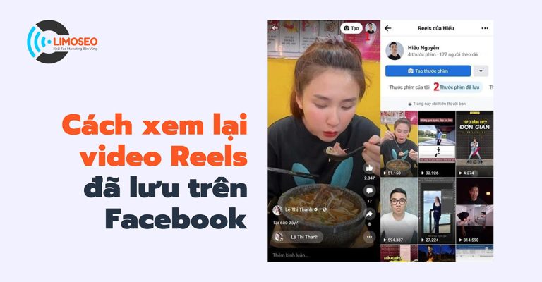Cách xem lại video Reels đã lưu trên Facebook
