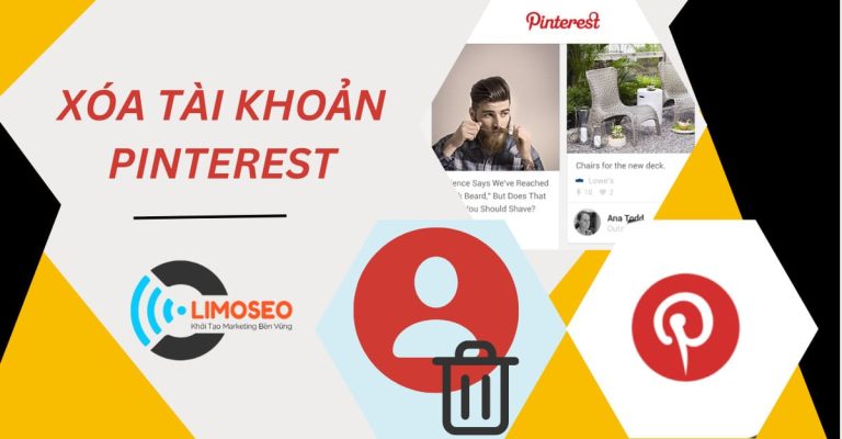 cách xóa tài khoản Pinterest