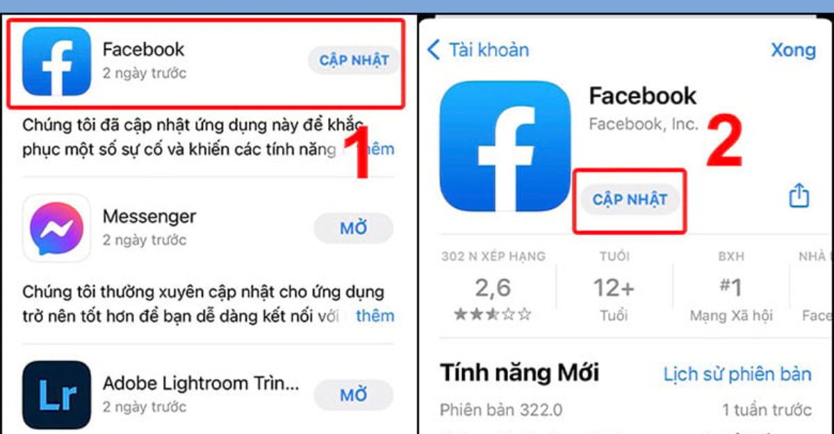 cập nhật lại ứng dụng-Limoseo