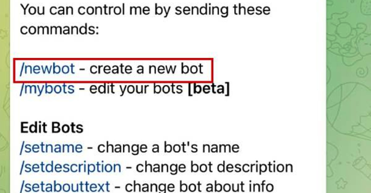 Chọn create a new bot- Limoseo