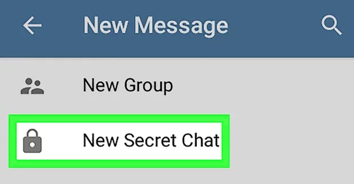 Chọn New Secret Chat-Limoseo