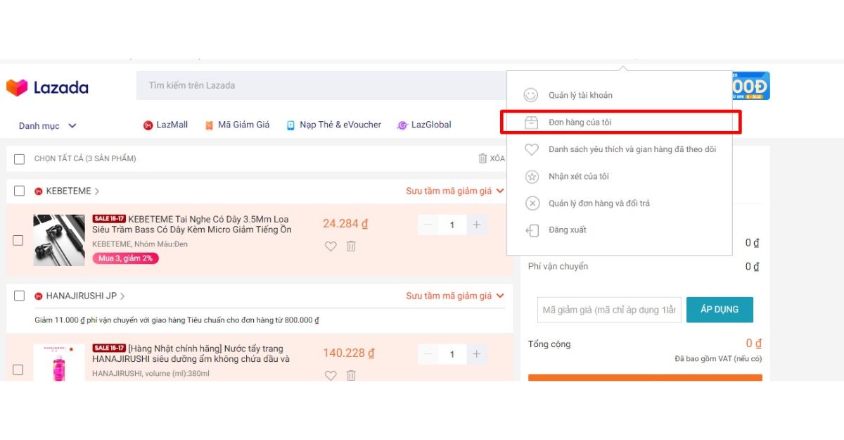 Đảm bảo không có giao dịch nào còn tồn tại