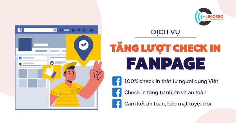 Dịch vụ tăng lượt check in Fanpage