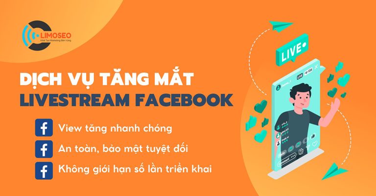 Dịch vụ tăng mắt livestream Facebook