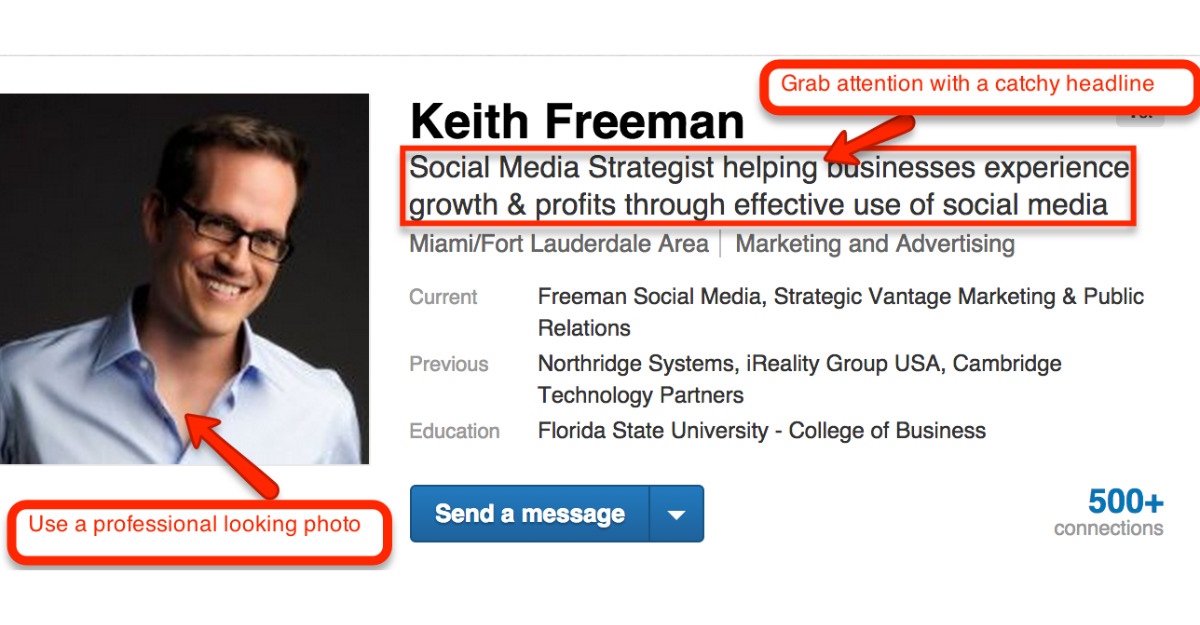 Headline trong LinkedIn là gì