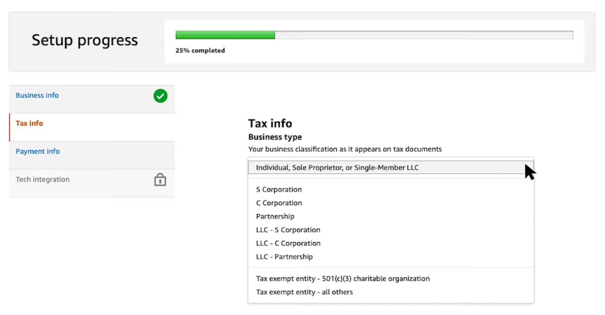 Hướng dẫn đăng ký tài khoản Amazon Pay
