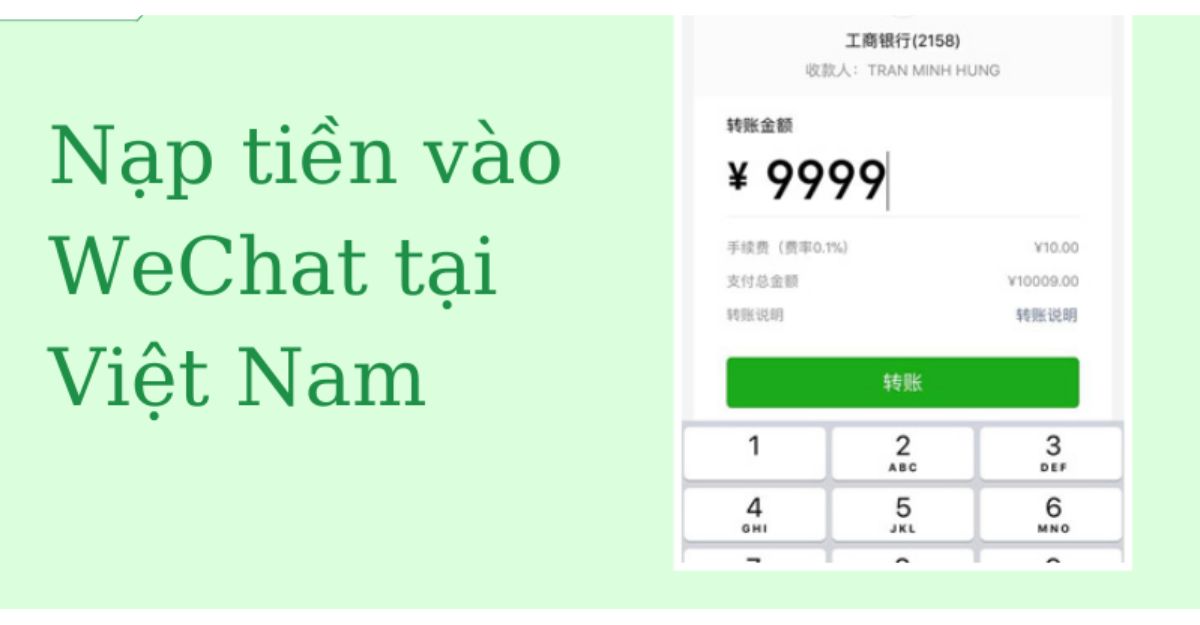 Hướng dẫn nạp tiền