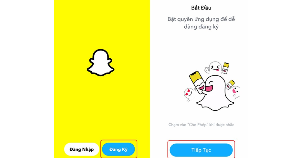 Hướng dẫn tạo tài khoản Snapchat