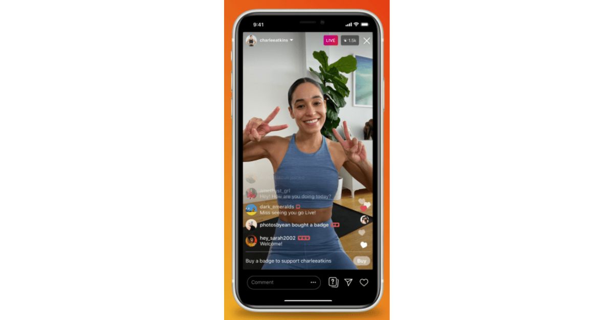 Instagram triển khai huy hiệu trực tiếp trên IG cho những nhà sáng tạo đủ điều kiện
