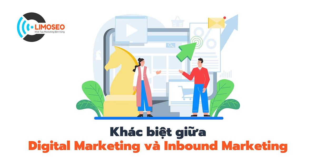khác biệt giữa Digital Marketing và Inbound Marketing