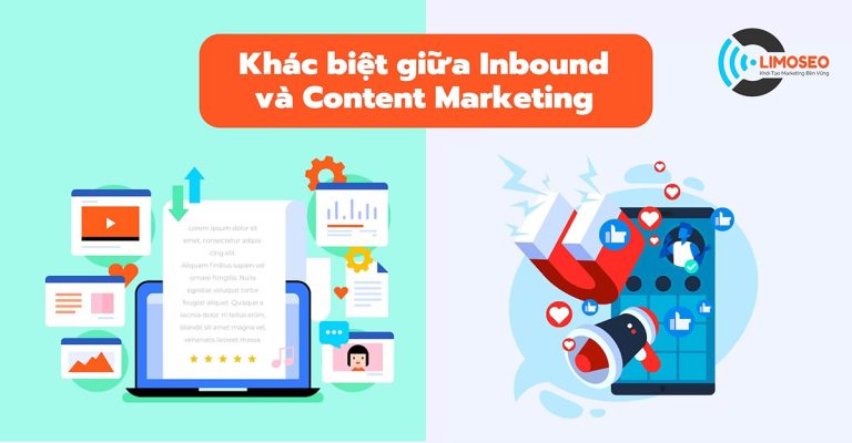 khác biệt giữa inbound và content marketing