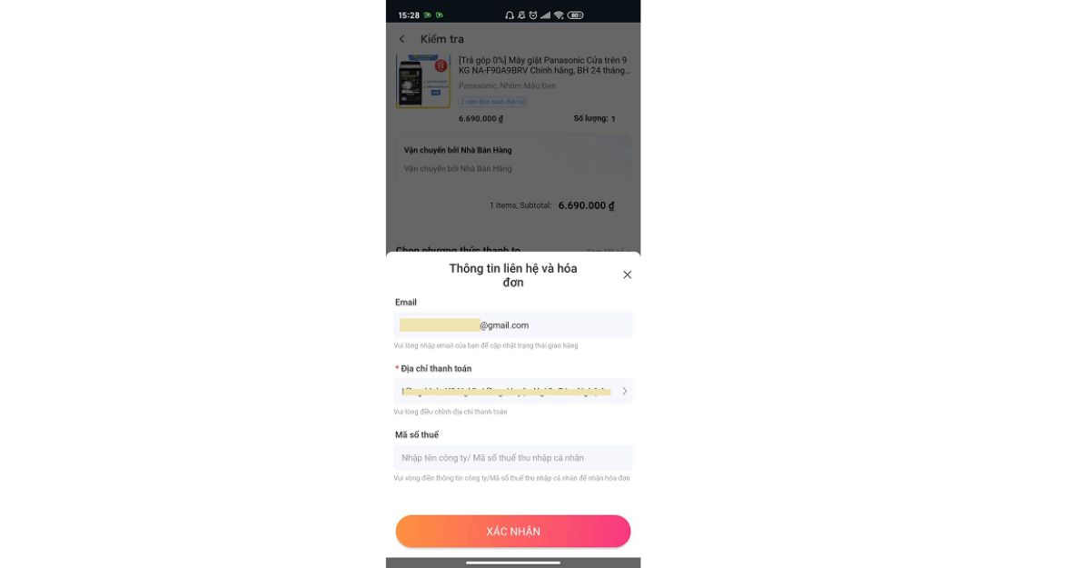 Lazada có xuất hóa đơn đỏ không