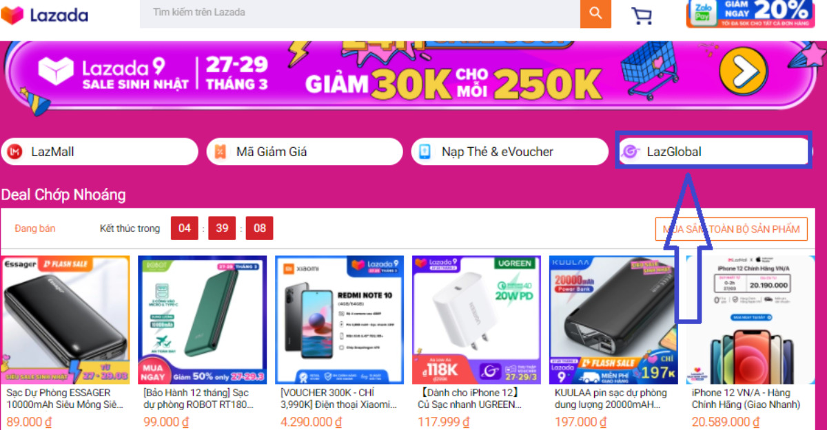 Lazada Global là gì- Limoseo