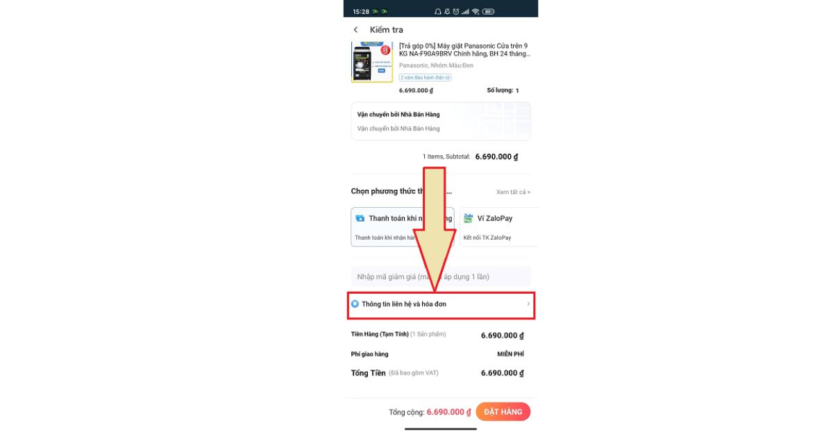 Lazada xuất hóa đơn đỏ