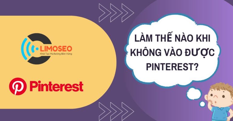 lỗi không vào được Pinterest