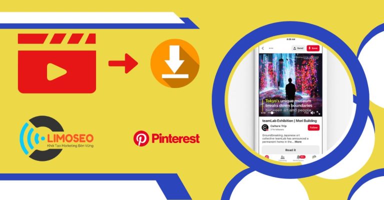 lưu video Pinterest
