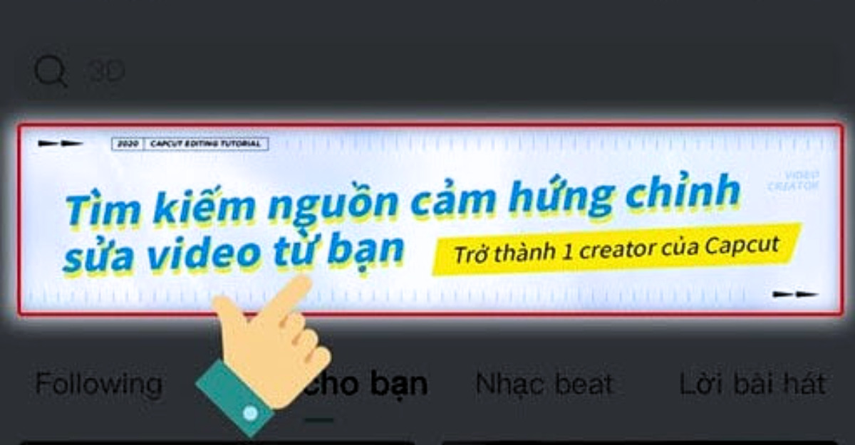 Nhấn Tìm kiếm nguồn cảm hứng chỉnh sửa video từ bạn- Limoseo