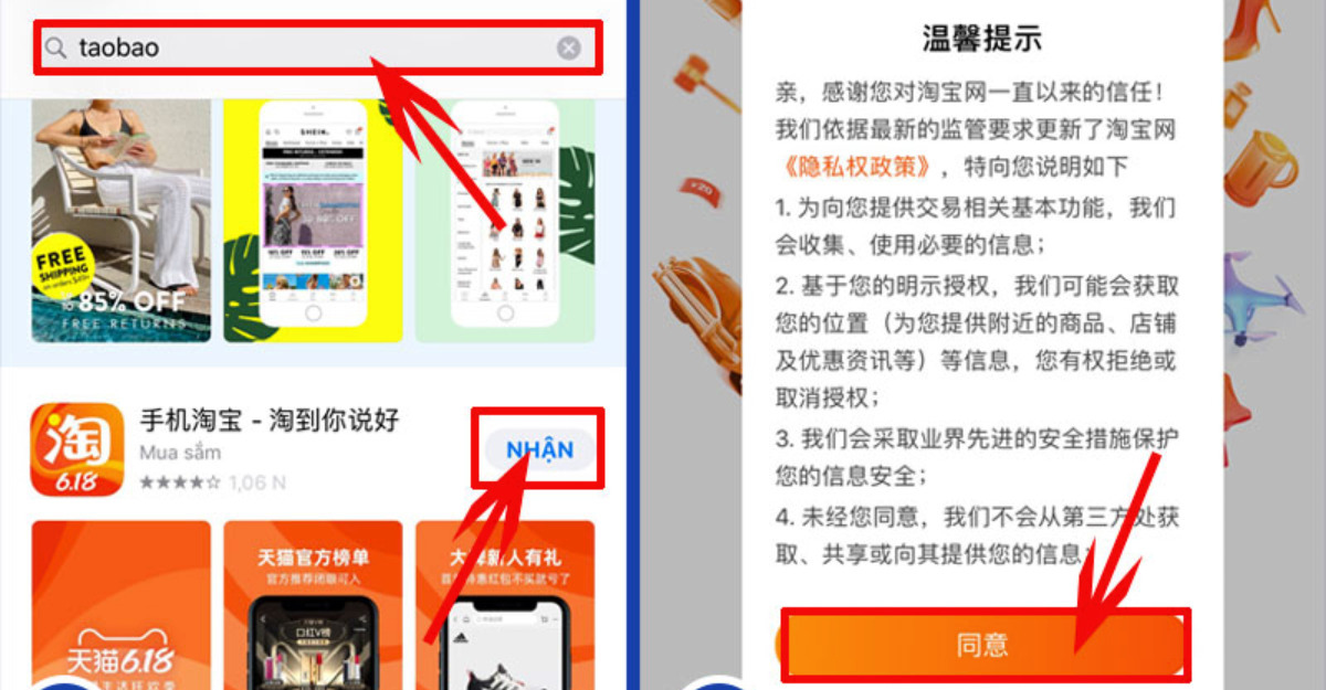 Tải App Taobao- Limoseo