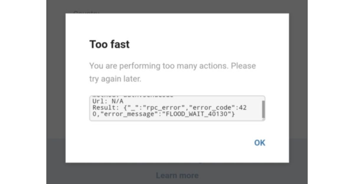 Tại sao tài khoản Telegram bị giới hạn?