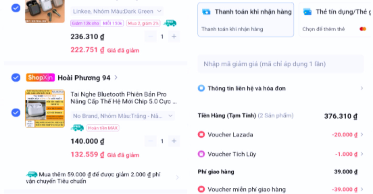 Tạo đơn hàng và áp mã giảm giá- Limoseo