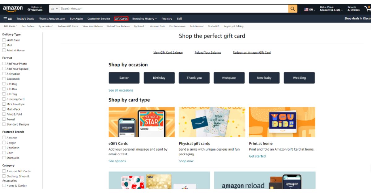 Tham gia chương trình Affiliate của Amazon