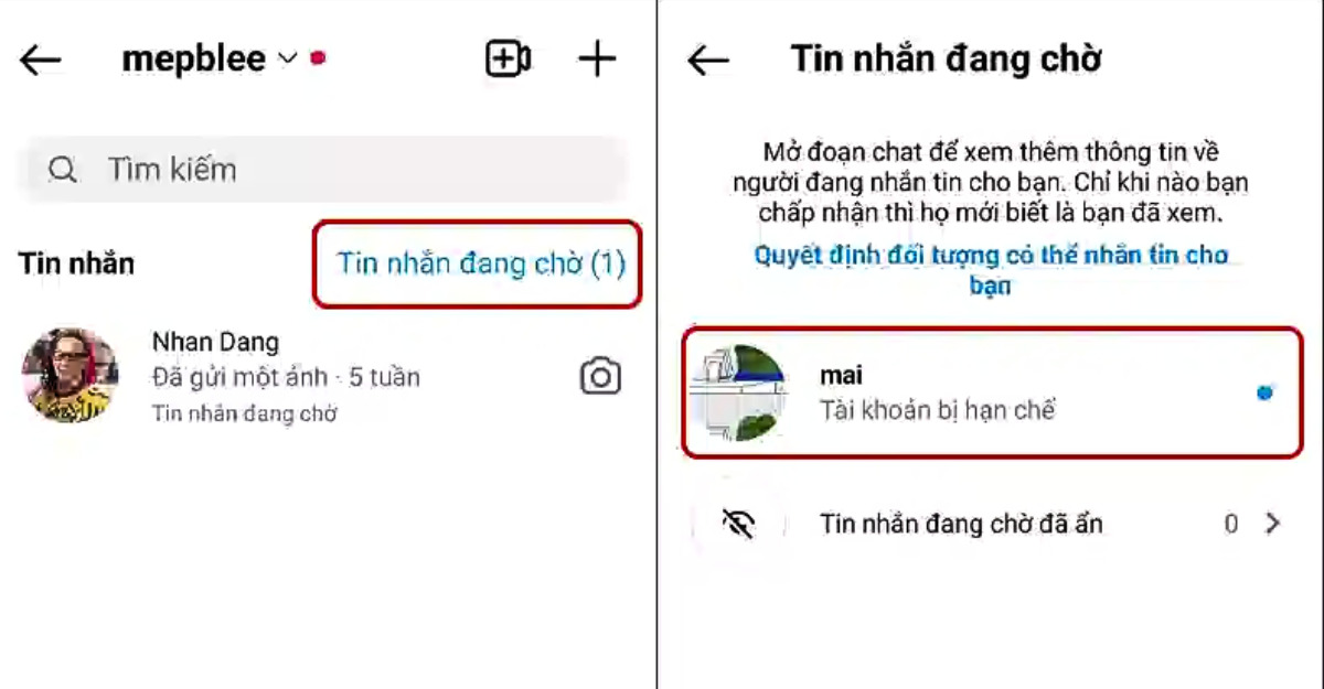 Tin nhắn chờ Instagram là gì- Limoseo